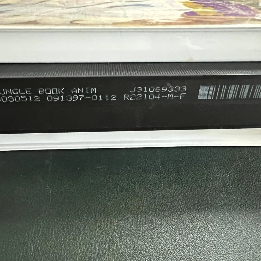 Disney VHS The Jungle Book (30th Anniversary, 1997) 11070-1 First Pressing LTD
